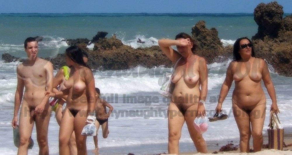 Older Nude Beach Cock - Topless beach saggy tits